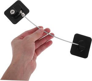Cerradura de ventanas Fácil instalación para uso doméstico Cerraduras de ventana de puerta de mascota sin taladro para niño y niña - Product Image 2