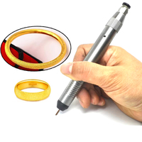 Outils de bijouterie Équipement facettage diamant Fraisage pneumatique Clou Sable Aiguille Bijoux Outils de ponçage Diamant Pointe Marteau