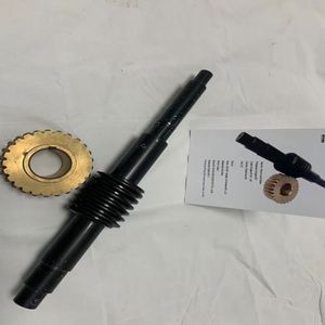Eje de engranaje de piñón de acero inoxidable de mecanizado CNC personalizado, engranaje recto de Metal, engranajes cónicos rectos angulares en espiral pequeños de latón - Product Image 3