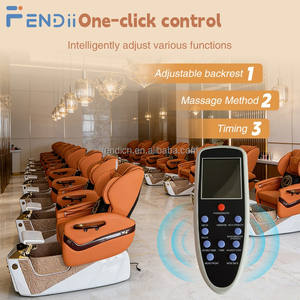 Poltrona Elettrica Commerciale per Pedicure con Sistema di Massaggio Shiatsu e Poggiapiedi Regolabile per Centri Estetici e Spa - Product Image 3