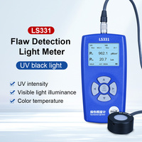 Berserk LS331 Detección de fallas UVA Intensidad Iluminación Medición UV Luz negra Medidor de Lux para lámpara UV Ndt