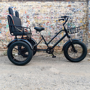 Rickshaw à pédales résistant aux intempéries 2026 avec double siège passager pour balades en bord <span class=keywords><strong>de</strong></span> mer - Product Image 6