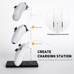 <strong>Custom</strong> Acrylic <strong>Controller</strong> Stand Gamepad Headphone Holder for <strong>PS4</strong>/PS5/Xbox/Switch Pro <strong>Controller</strong> Accessories - Product Image 3