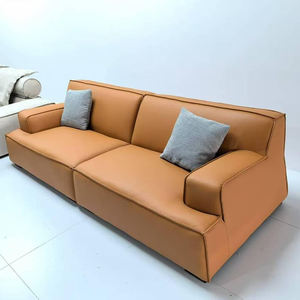 Canapé d'angle sur mesure de style italien avec méridienne et garnissage en plumes pour la maison - Product Image 2