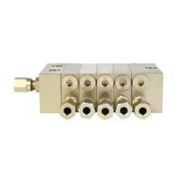 Distributeur de graisse progressif pour lubrification, dispositif de dosage de lubrifiant pour machines de construction