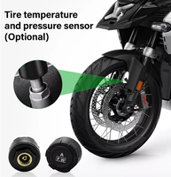 Aoocci BM6 Écran de navigation GPS pour moto de 6,0 pouces, 800 nits, étanche IP67, avec Apple CarPlay sans fil et écran tactile