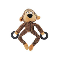 Jouet pour chien amusant et écologique en forme d'animal, peluche à mâcher, jouet sonore pour animaux de compagnie