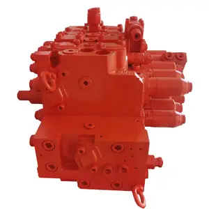 Válvula de Control de distribución original DH225, válvula principal hidráulica, distribuidor hidráulico para excavadora, 1, 2, 2