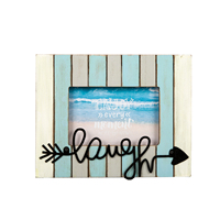 Cadre photo méditerranéen Sofine 4x6 pouces cadre photo en bois pour décoration de café à la maison sur le thème de la plage nautique