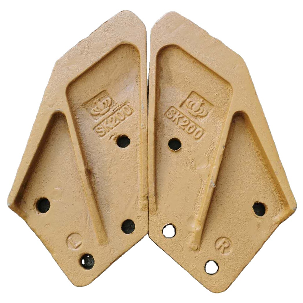 Excavator Bucket End Bit Side Cutter SK200 PC100 Heavy Equipment Spare Parts