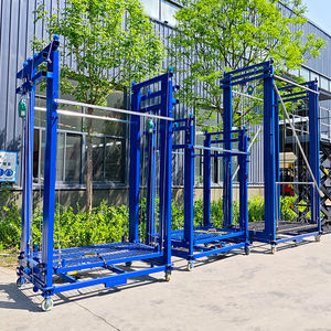 <span class=keywords><strong>Lift</strong></span> Perancah Tiga Titik 280-320KG, Perancah Pengangkat Listrik Mobile 110V untuk Mengecat Dinding - Product Image 3