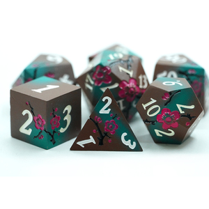 7 pièces fleur dés ensemble avec dégradé coloré mdn RPG jouets portables pour adultes enfants <span class=keywords><strong>TRPG</strong></span> D4 D6 D8 D10 D12 D20 - Product Image 5