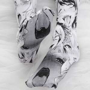 ถุงเท้ายาวเหนือเข่าพิมพ์ลายอะนิเมะแฟชั่นสำหรับผู้หญิงถุงเท้ายาวเหนือเข่าพิมพ์ลายดิจิตอล - Product Image 6