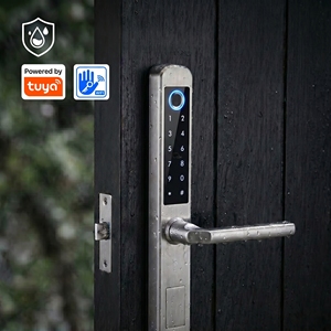 Serrure intelligente IP64 Tuya TTlock double plateforme avec empreinte digitale, en acier inoxydable 304, installation facile, cylindre de serrure intelligent pour <span class=keywords><strong>Airbnb</strong></span> - Product Image 1