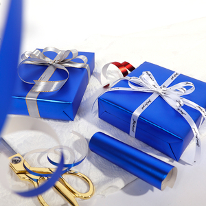Factory Wholesale Custom 80g 43*1000cm <b>Paper</b> Gift Wrap Luxury Birthday <b>Christmas</b> <b>Roll</b> Packaging for <b>Wrapping</b> <b>Paper</b> - Product Image 2