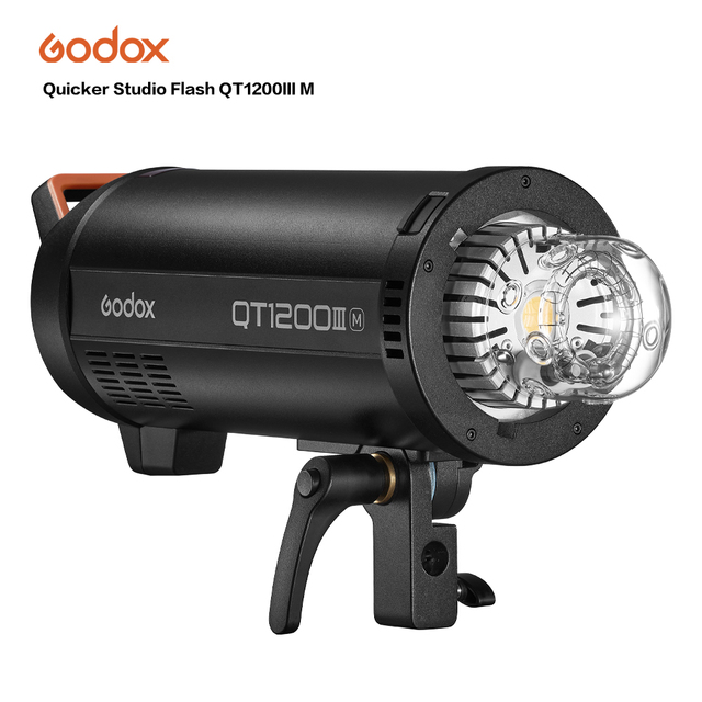 Godox QT1200III 1200W 1/8000s High Speed Sync Studio Flash Strobe Light Built in 2.4G Wireless System 40W LED Modeling Bulb