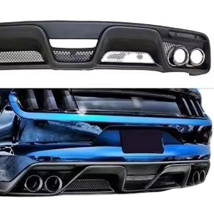 Diffuseur de pare-chocs arrière GT350 amélioré avec 4 sorties d'échappement, séparateur, spoiler, kit carrosserie, pièce de voiture pour Ford <span class=keywords><strong>Mustang</strong></span> 2015-2017, accessoire de tuning - Product Image 2