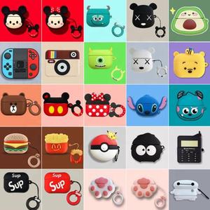 Mode Pour AirPod Pro Étui Mignon Dessin Animé 3D Housse En Silicone Pour Airpods Pro De Protection Étui Décoratif - Product Image 5