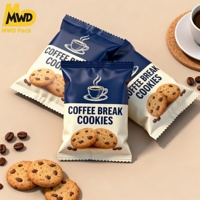 Sac d'emballage durable résistant à l'eau personnalisé Miaowadi Matériaux d'impression par héliogravure Sac d'oreiller pour biscuits et biscuits debout