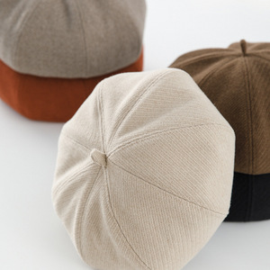 Original Beret Unisex Polyester Worsted Spring Autumn Sunscreen Breathable Windproof Sunshade Hat - Product Image 2