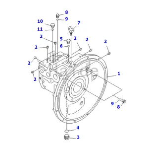 Pompa hidrolik kualitas tinggi PC130-8 PC130-8 pompa utama untuk ekskavator Komatsu