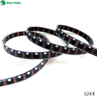 Bande lumineuse RGB LED numérique, 5MM, 60 diodes, carte électronique, blanc/noir, 4M, SK6812 WS2812B