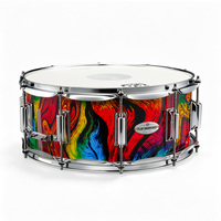 14 Inch Snare Drum Professional Acoustic Percussion Instrument with Heavy Duty Hardware for Stage Performance