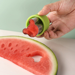 Herramienta de grabado doméstico de acero inoxidable 304, molde de protección de manos completo colorido, <span class=keywords><strong>Manual</strong></span> seguro para frutas, verduras, Pasta, animales - Product Image 2
