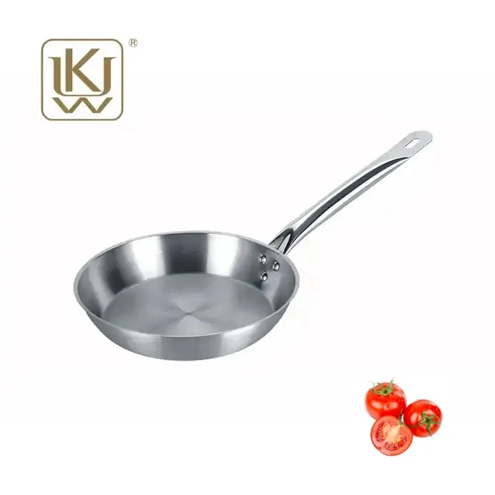 Set penggorengan Stainless, Set dapur baja gaya Eropa pribadi desain baru tidak lengket