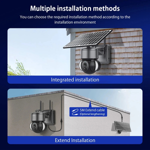 6-V360PRO Cámara solar tarjeta SIM al aire libre <span class=keywords><strong>circuito</strong></span> <span class=keywords><strong>cerrado</strong></span> solar <span class=keywords><strong>TV</strong></span> PTZ Cámara 1080P seguridad Solar inalámbrica WiFi batería energía - Product Image 3