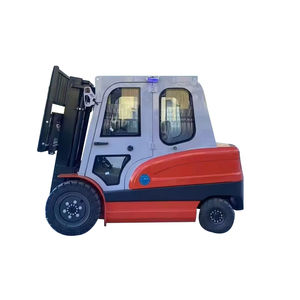 Kabin ve ısıtıcı akülü palet istifleyici yükleme kapasitesi 5 T ile yeni durum 3.5 Ton elektrikli Forklift - Product Image 4