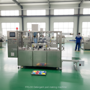 Machine de fabrication de dosettes de lessive automatiques haute capacité, machine d'emballage de film soluble dans l'eau PVA, utilisation dans l'industrie chimique - Product Image 2