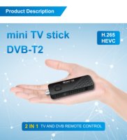 HENGLI H.265 DVBT2 Set Top Box Mini Dongle HD Decodificador H.265 DVB T2 Set-Top Box HEVC Receptor de TV