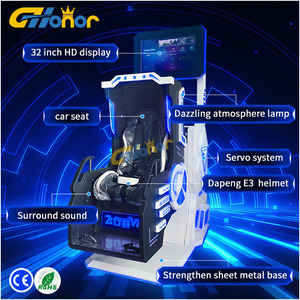 Công viên giải trí tương tác 360 độ đồng tiền hoạt động trò chơi VR ghế giả lập 9D thực tế ảo VR nhà sản xuất máy trò chơi - Product Image 3