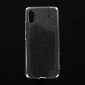 Coque transparente pour Xiaomi <span class=keywords><strong>Redmi</strong></span> <span class=keywords><strong>9A</strong></span>, étui de téléphone en tpu en silicone brillante, avec design de feuille d'argent - Product Image 1