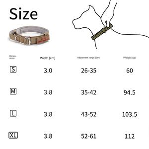 <span class=keywords><strong>Collar</strong></span> de entrenamiento táctico ligero para perros, pelo antirotura y despegado, patrón sólido acolchado de nailon, <span class=keywords><strong>Collar</strong></span> para mascotas transfronterizo - Product Image 3