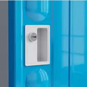 Casier multi-portes en plastique coloré, durable et facile à gérer, avec étiquettes numérotées, idéal pour les écoles et les installations sportives - Product Image 6