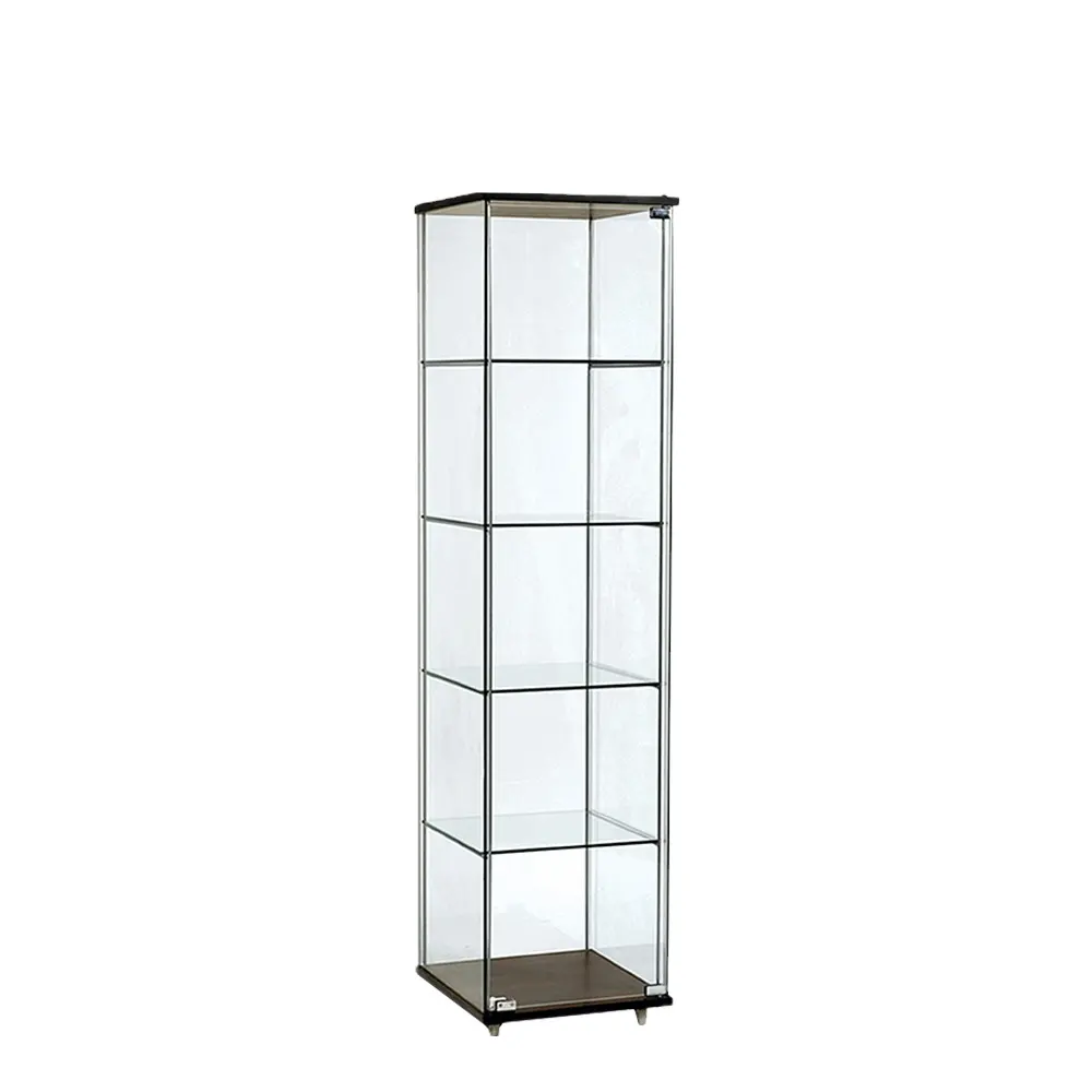 Modern style stained glass display stands for shop glasses floor display cabinet