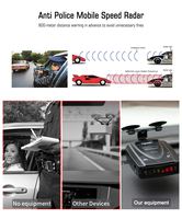 Détecteur de Radar de Voiture Karadar 360 avec Voix Anglaise, Antiradars pour Vitesse X CT K Ka VG2 Laser