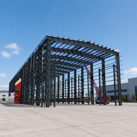 Bâtiment métallique de stockage logistique industriel à grande portée, préfabriqué, personnalisé, structure en acier, style ferme moderne, OEM ODM