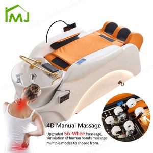 <span class=keywords><strong>Table</strong></span> de <span class=keywords><strong>massage</strong></span> électrique moderne et confortable pour le corps entier, lit de salon pour le spa capillaire et le shampoing - Product Image 4