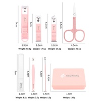 Ensemble de coupe-ongles anti-éclaboussures en acier au carbone, best-seller, coffret cadeau pour la manucure à domicile