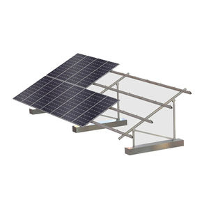Kit struktur dukungan lantai <span class=keywords><strong>Panel</strong></span> surya fotovoltaik baja galvanis terintegrasi pemasangan mudah - Product Image 2