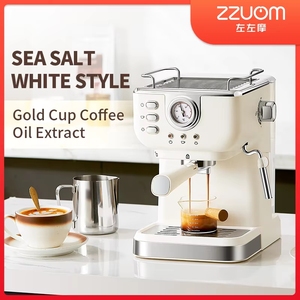 Macchina Automatica <span class=keywords><strong>per</strong></span> Caffè <span class=keywords><strong>Espresso</strong></span> 20 Bar in Acciaio Inox <span class=keywords><strong>per</strong></span> Uso Domestico e Alberghiero Compatibile EU/US - Product Image 2