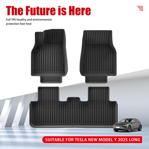 Nouveaux produits Tapis de voiture imperméables Ensemble complet Tapis de voiture MIPI Grossiste Tapis de sol de voiture 3D <span class=keywords><strong>TPE</strong></span> pour Tesla Nouveau modèle Y 2025 Long - Product Image 2