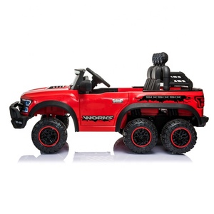 Il più nuovo giro a 6 ruote di potenza su auto auto elettrica a 4 posti per bambini 24v auto elettrica a batteria per bambini di grandi dimensioni - Product Image 4