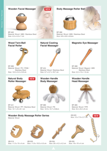 Outil de beauté de masseur facial de rouleau en bois de haute qualité pour la relaxation et le confort Masseur de visage de bonne qualité - Product Image 4