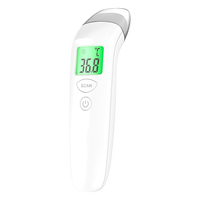 Thermomètre frontal numérique pour bébé avec écran LCD rétroéclairé, grand écran, emballage personnalisé
