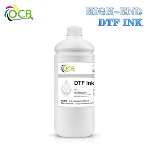 OCB Wholesales Best High Quality White DTF Ink Used For Epson 1000ml XP600 L805 L1800 A4 Heat Transfer Film Digital Printing