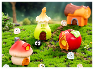 Décoration de la maison souvenirs touristiques cadeaux fée Miniature jardin maison Guangzhou résine artisanat champignon souche <span class=keywords><strong>matin</strong></span> gloire 3D forme - Product Image 6